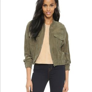 J Brand Santa Fe Jungle Bomber Jacket Size Small